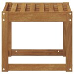 vidaXL Banc de Tabouret Naturel 43 x 43 x 37 cm Bois d'Acacia Massif