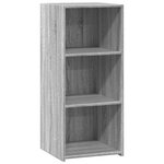 vidaXL Buffet sonoma gris 40x41x93 cm bois d'ingénierie