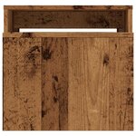 vidaXL Table basse vieux bois 100x48x40 cm bois d'ingénierie