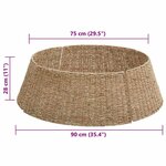 vidaXL Collier de sapin de Noël Marron 90 x 90 x 28 cm