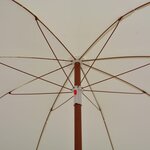 vidaXL Parasol avec mât en acier 180 cm Sable