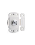 THIRARD - Verrou pour porte d'ameublement  40mm  blanc - THIRARD