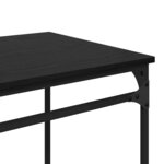 vidaXL Bureau Chêne noir 105 x 50 x 90 cm Bois d'ingénierie