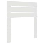 vidaXL Tête de lit Blanc 90 cm Bois d'ingénierie