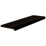 vidaXL Marches d'escalier 12 Pièces marron foncé 90x30x2 cm chêne massif