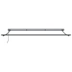 vidaXL Cadre d'auvent Jaune et blanc 350 x 250 cm