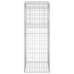 vidaXL Poteau à panier de gabion 50x50x140 cm Fer