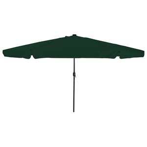 vidaXL Parasol de jardin Vert 395 x 395 x 245 cm Polyester