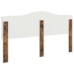 vidaXL Tête de lit Chêne fumé 180 cm Bois d'ingénierie
