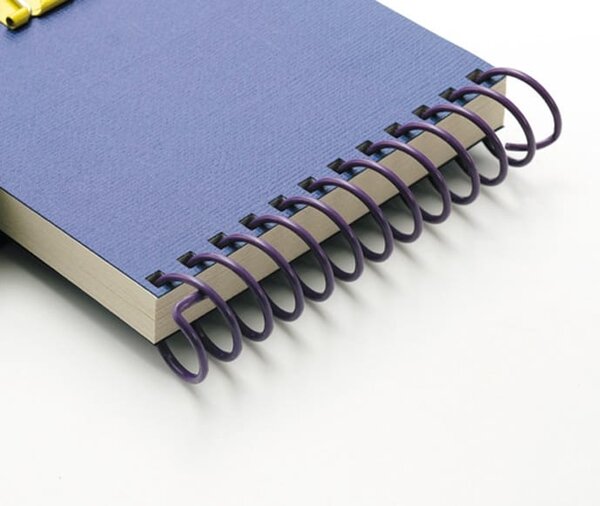 Spirale de reliure Mauve Ø 9 mm 40 anneaux 3 pièces - Carl