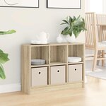 vidaXL Buffet Chêne Sonoma 73 5 x 22 5 x 53 5 cm