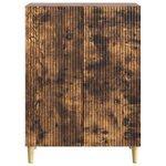 vidaXL Buffet Chêne fumé 66 x 34 5 x 90 cm Bois d'ingénierie