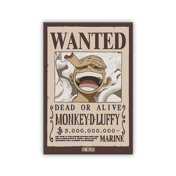 ONE PIECE - Aimant Standard - Wanted Luffy