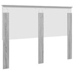 vidaXL Tête de lit Gris Sonoma 160 cm Bois d'ingénierie
