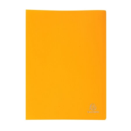 Protège-documents polypropylène souple 24 x 32 cm - 20 vues  - jaune