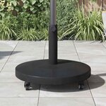 vidaXL Pied de parasol Noir 48 x 48 x 32 cm