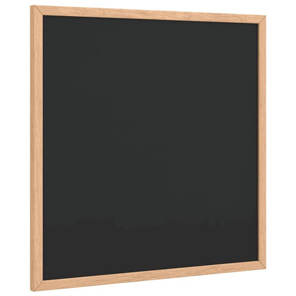 vidaXL Tableau noir avec cadre bois de pin massif noir 40x40 cm