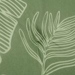 vidaXL Coussins de chaise lot de 2 motif de feuilles 50x50x3 cm tissu