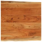 vidaXL Dessus de bureau 80x80x2 5 cm carré bois massif d'acacia