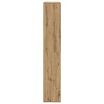 vidaXL Bibliothèque chêne artisanal 100x33x187 5 cm bois d'ingénierie