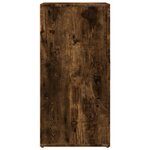 vidaXL Buffet chêne fumé 59x39x80 cm bois d'ingénierie