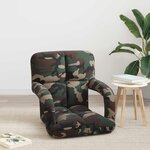vidaXL Chaise de sol réglable avec accoudoir