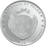 Pièce de monnaie en Argent 10 Dollars g 62.2 (2 oz) Millésime 2023 Flowers FORGET ME NOT