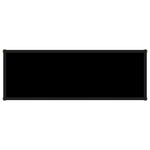 vidaXL Table console Noir 100x35x75 cm Verre trempé