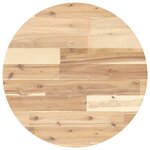 vidaXL Dessus de table rond Ø50x4 cm bois massif d'acacia
