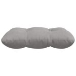 vidaXL Coussins de siège 4 Pièces Gris clair 45 x 45 cm