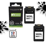 302XL / 302 - 2 X NOIR - Grande capacité