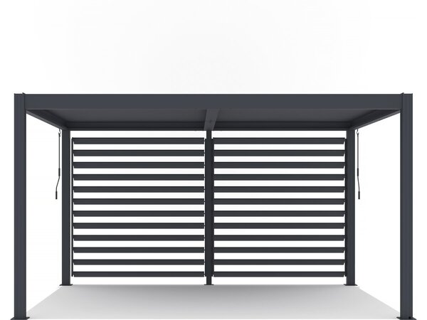 Rideaux latéraux pour pergola "Windsor" - 4 x 2 2 m - Anthracite