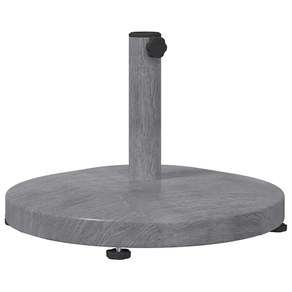 vidaXL Socles de parasol d'extérieur Bois foncé 48 x 48 x 32 cm