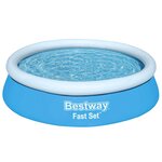 Bestway Piscine gonflable Fast Set Rond 183x51 cm Bleu