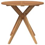 vidaXL Ensemble à manger de jardin 5 Pièces Bois d'acacia solide