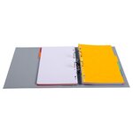Classeur À Levier Pvc A4 Dos De 70mm. - Gris Foncé - X 10 - Exacompta