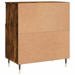 vidaXL Buffet Chêne fumé 60x35x70 cm Bois d'ingénierie