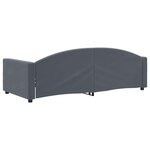 vidaXL Lit de repos gris foncé 90x190 cm velours