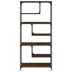 vidaXL Bibliothèque chêne marron 81x36x176 cm bois d'ingénierie