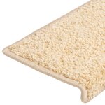 vidaXL Tapis d'escalier 10 Pièces 65x21x4 cm Marron
