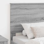 vidaXL Tête de lit Gris Sonoma 100 cm Bois d'ingénierie