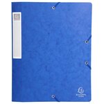 Boite De Classement Cartobox Dos 25mm Carte Lustrée - A4 - Bleu - X 25 - Exacompta