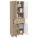 vidaXL Ensemble de Meubles 2 Pièces 66 x 34 5 x 90 cm Bois d'ingénierie