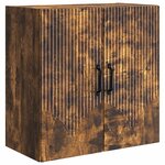 vidaXL Armoire Murale 59 x 31 x 60 cm Bois d'ingénierie Chêne fumé