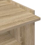 vidaXL Table basse Chêne Sonoma 90 x 50 x 33 cm Bois d'ingénierie