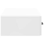 vidaXL Table d'appoint murale 87 5 x 34 5 x 17 cm Bois d'ingénierie