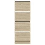 vidaXL Armoire à chaussures chêne sonoma 60x21x163 5cm bois ingénierie