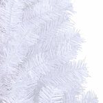 vidaXL Sapin de Noël artificiel L 240 cm Blanc