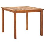 vidaXL Mobilier à dîner 5 Pièces résine tressée et bois d'acacia gris