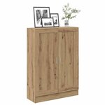 vidaXL Bibliothèque chêne artisanal 82 5x30 5x115 cm bois d'ingénierie